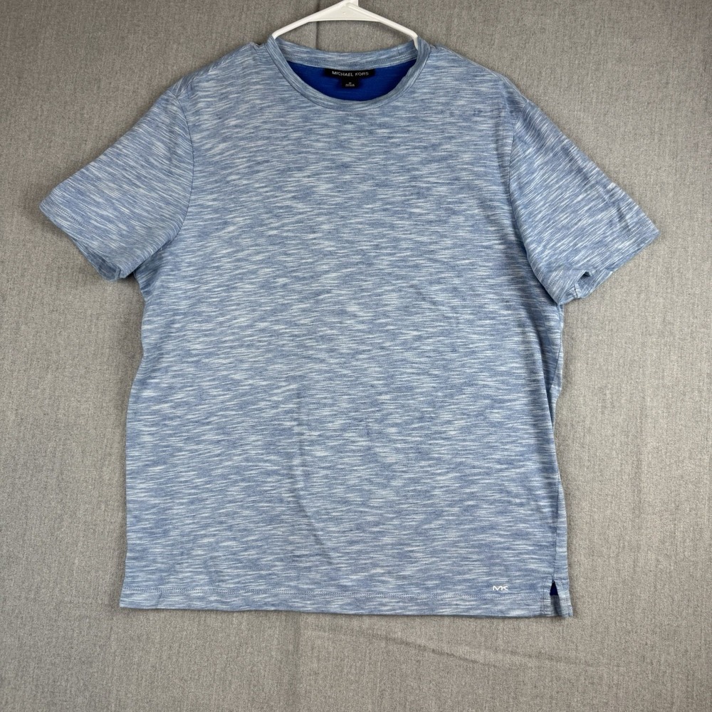 Michael Kors T Shirt KR05FJ24UR Light Chambray Mens Size‎ Medium